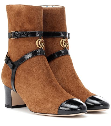 gucci suede booties|Gucci waterproof boots.